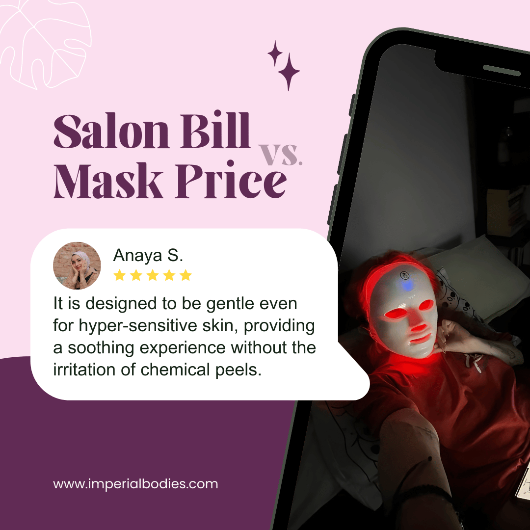 RadiantGlow LED Face Mask